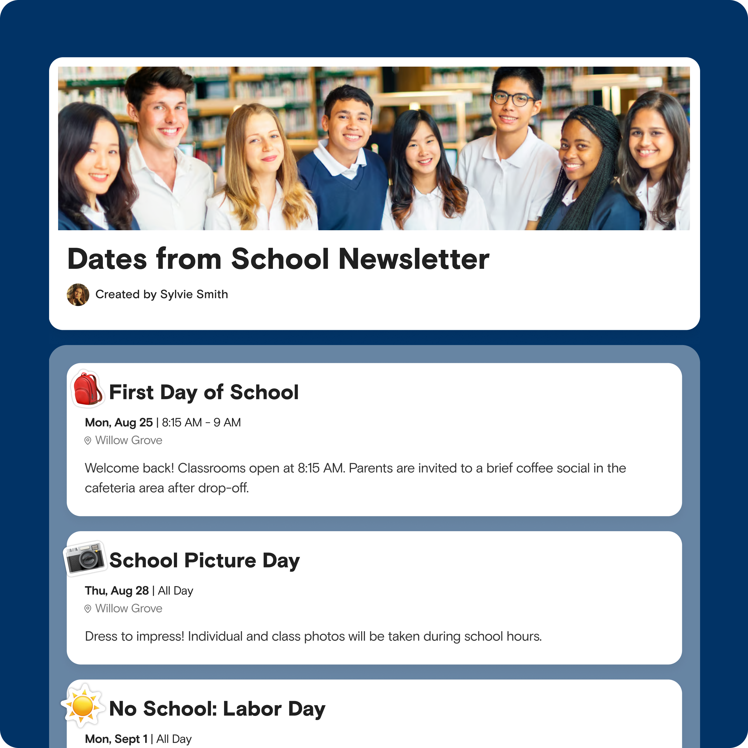 School Newsletter